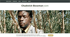 Desktop Screenshot of chadwick-boseman.com