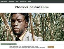 Tablet Screenshot of chadwick-boseman.com